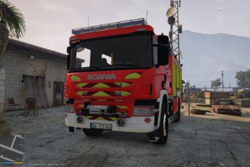 Scania Sapeurs-Pompiers France (French Fire Truck)